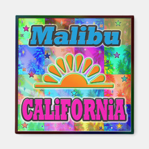 Íman Malibu Sun & Palms Magnet