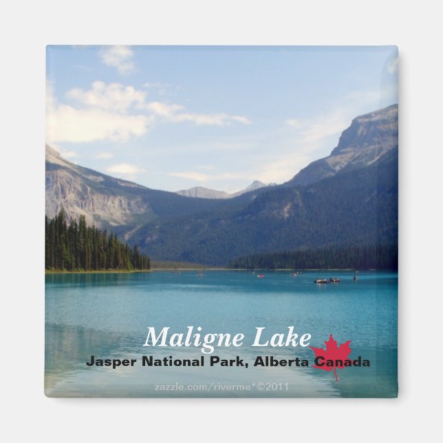 Íman Maligne Lake/Jasper National Park, Alberta Canadá (Frente)