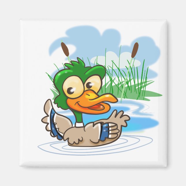 Íman Mallard Duck (Frente)