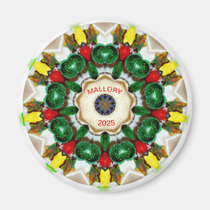 Íman MALLORY ~ Luzes de Natal Personalizadas ~ 2025