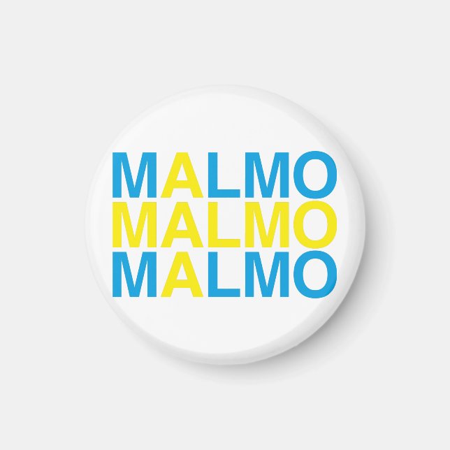 Íman MALMO Bandeira Sueca (Frente)