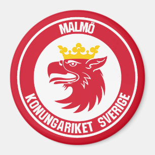 Íman Malmö Round Emblem