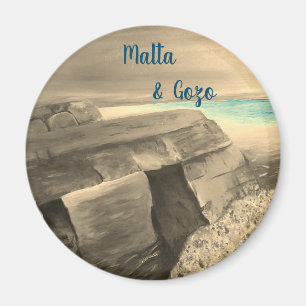Íman Malta e Gozo souvenir Magnet