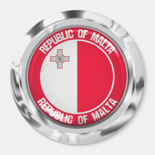 Íman Malta Round Emblem