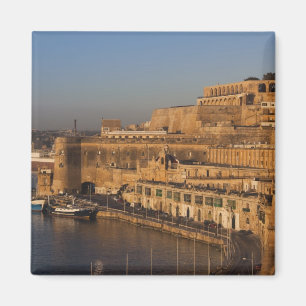 Íman Malta, Valletta, vista do porto a partir de Lower