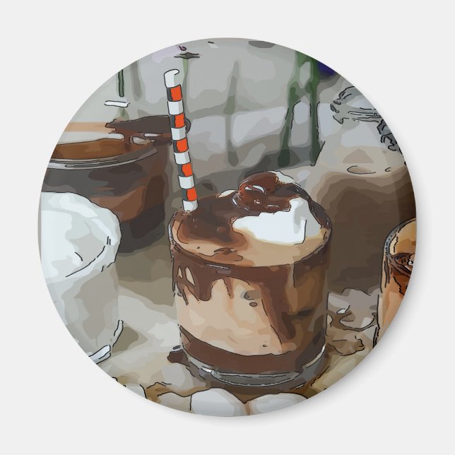 Íman Malte de chocolate (Frente)