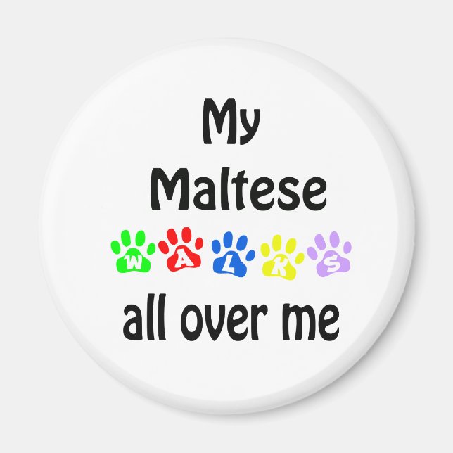 Íman Maltês Walks Design (Frente)