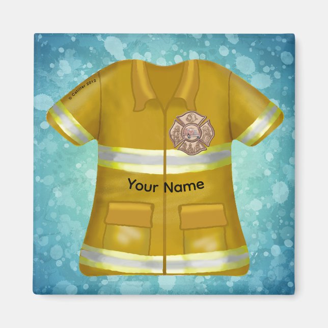 Íman Maltese Cross  Firefighter  (Frente)