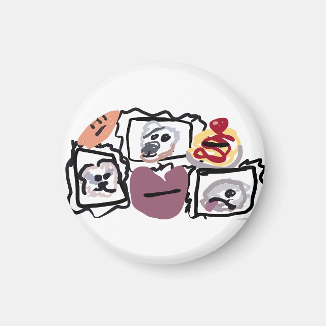 Íman Maltese hearts  (Frente)