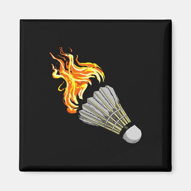 Íman Malvado Badminton Flame Shuttle Art Sports (Frente)