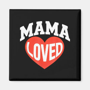Íman Mama Amou Coração Fofo Dia das Mães Dia dos Namora