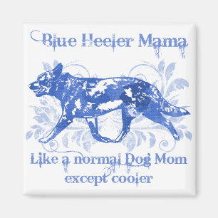 Íman Mama azul Aguarela Azul de Heeler