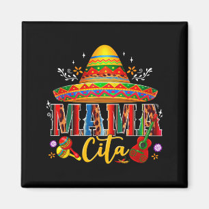 Íman Mama cita cinco de maio chapéu mexicano família