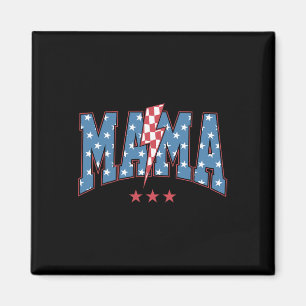 Íman Mama Dada Mini 4 De Julho, Matchin Familiar Americ