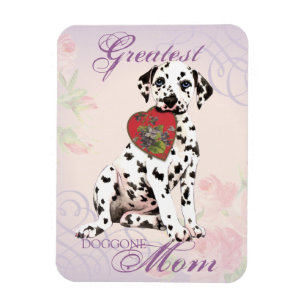 Íman Mamã Dalmatian do coração