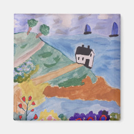 Íman Mama de Verão e Flores