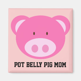 Íman Mamã do porco da barriga de pote