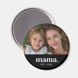 Íman Mama Estabeleceu Foto Preto e Branco Moderna 