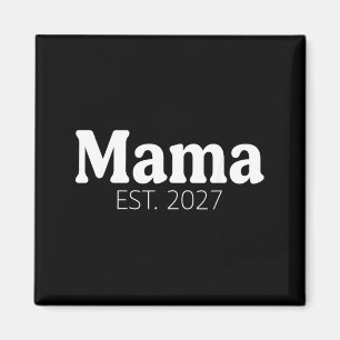 Íman Mama Mãe Est2027 Espera Bebê 2027 Mãe 2026 Novo