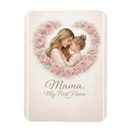 Íman Mama — Meu Primeiro Lar | Floral Mãe e Filha