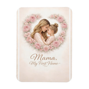 Íman Mama — Meu Primeiro Lar Floral Mãe e Filha