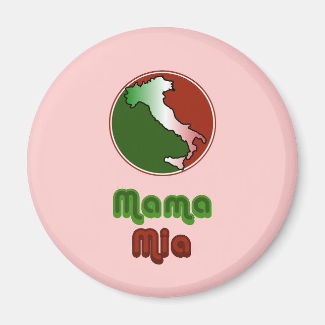Íman Mama Mia Italiana (Frente)