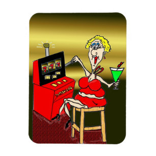 ÍMAN MAMA QUENTE SLOT MACHINE 7' AFORTUNADO ÍMÃ DE S