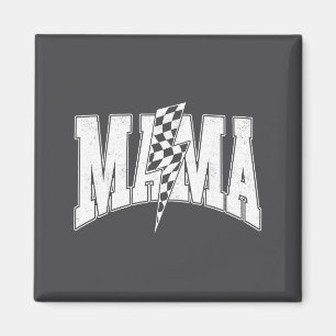 Íman Mama Raio Xadrez Mãe Mulheres Dia das Mães D