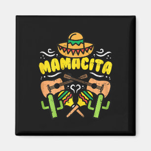 Íman Mamacita Sombrero Cinco De Maio Festa Mexicana Hom