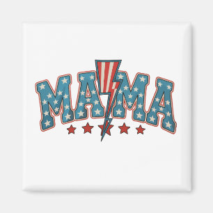 Íman Mamãe 4 de Julho Patriótica Mãe Raio