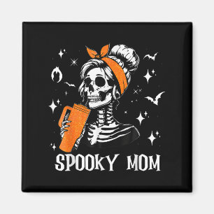 Íman Mamãe assustada Groovy Vintage Halloween Spooky Ma
