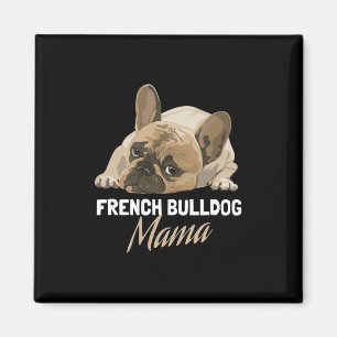 Íman Mamãe Buldogue Touros Cachorros