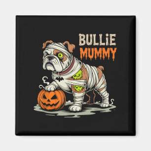Íman Mamãe Bulldog de Halloween