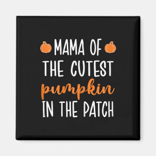 Íman Mamãe Da Pumpkin Mais Corajosa No Dia Das Bruxas
