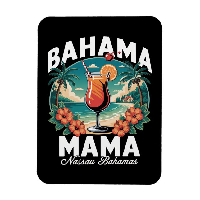 Íman Mamãe das Bahamas Nassau (Vertical)