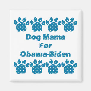 Íman Mamãe De Cachorro Para Obama Tear Dots Magnet