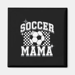 Íman Mamãe de Futebol - Temporada de Futebol Fã Vintage