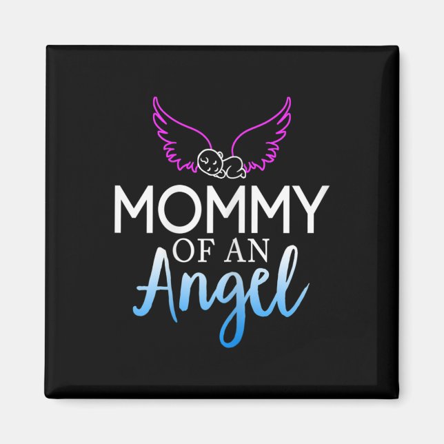 Íman Mamãe de um Anjo Mês de Conscientização Sids (Frente)