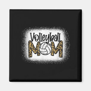 Íman Mamãe de Voleibol Mulher Leopardo Cute Sangrando D