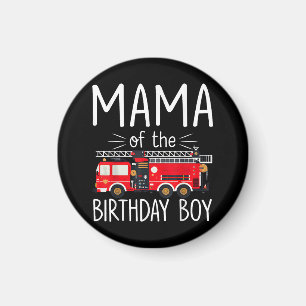 Íman Mamãe do Aniversário do Bombeiro Fa