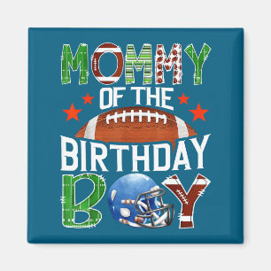 Íman Mamãe Do Menino De Aniversário Amante De Futebol D