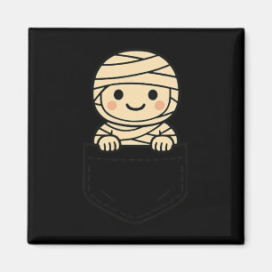 Íman Mamãe Engraçada Pocket Pal Bonita Mummy Halloween