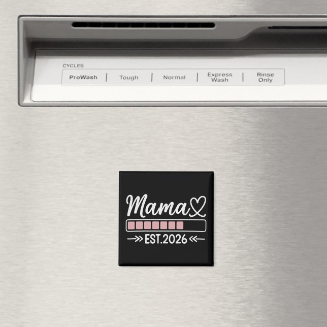 Íman Mamae está. 2026 Anúncio de Gravidez Mãe  (In Situ (Dishwasher))
