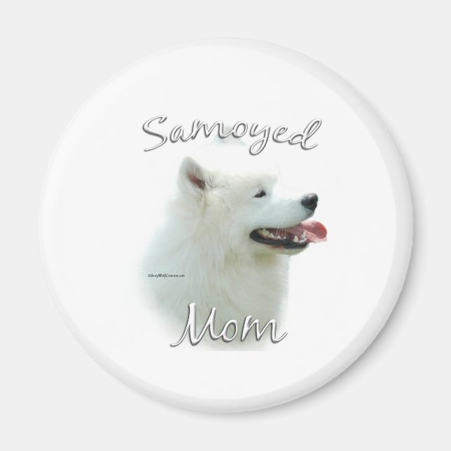 Íman Mamãe Samoyed 2 (Frente)