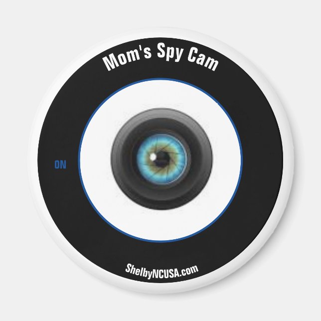 Íman Mamãe Spy Cam Imã de geladeira (Frente)