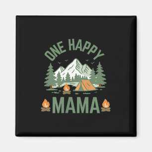 Íman Mamãe um acampante feliz aniversário de 1 ano acam