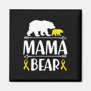 Íman Mamãe Ursa Cancer De Infância Sensibilização Mãe D