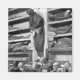 Íman Mamãs nos catacombs de Palermo, Italia