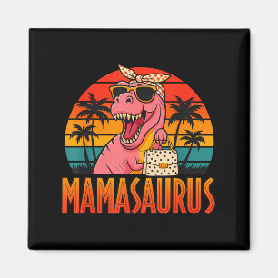 Íman Mamasaurus divertido t rex dinossauro dia das mães