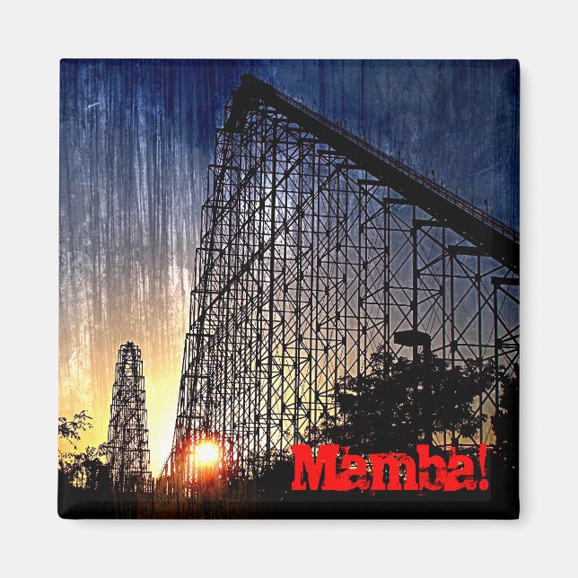 Íman Mamba Rollercoaster World's of Fun Kansas City (Frente)